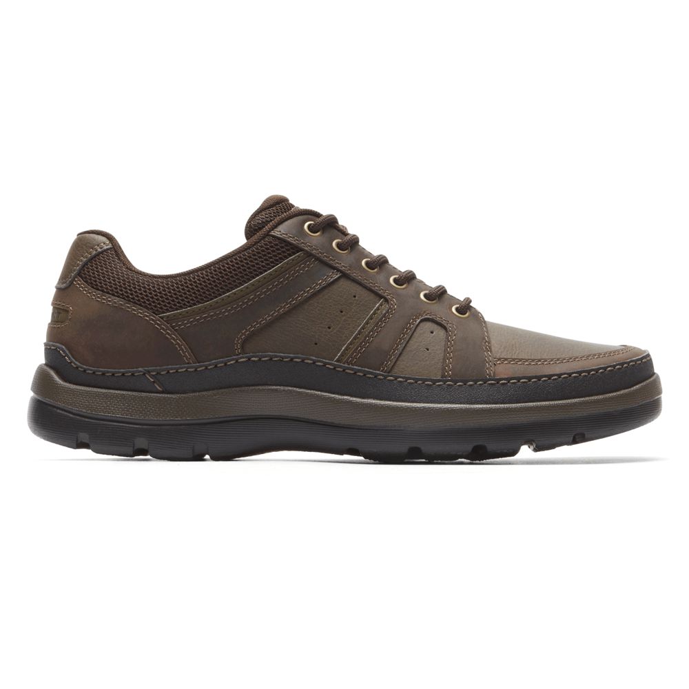 Rockport Canada Get Your Kicks Mudguard Blucher - Mens Walking Shoes Dark Brown (CEV253081)